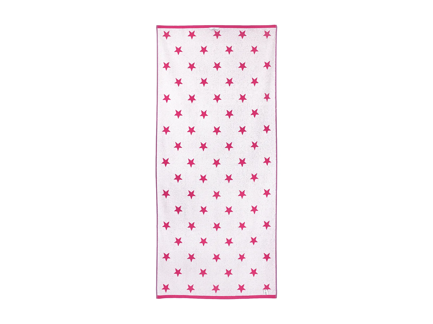 Drap de bain 85x200 cm coton 480 g/m2 STARS Rose