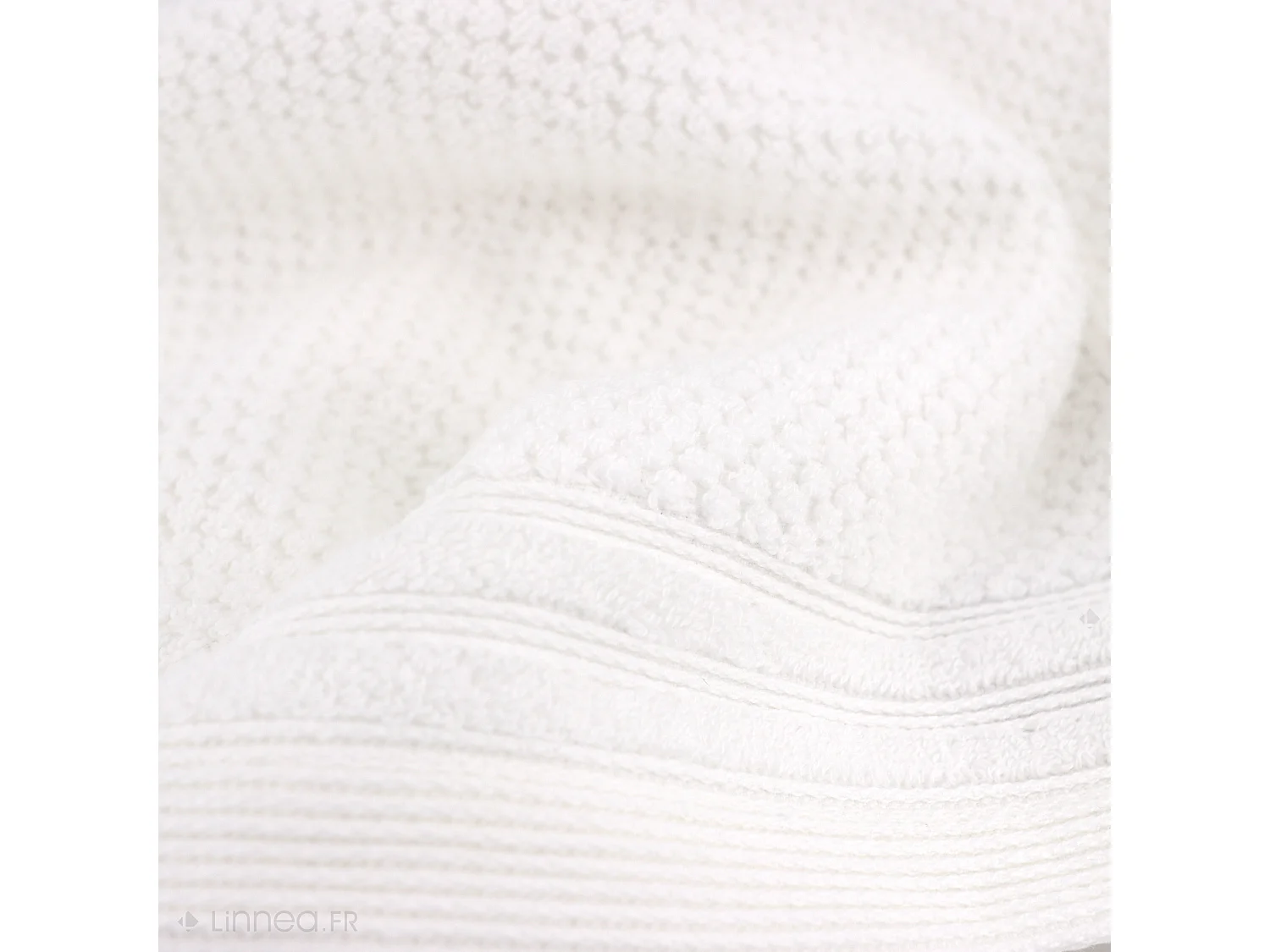Drap de bain 100x150 cm DUNE blanc