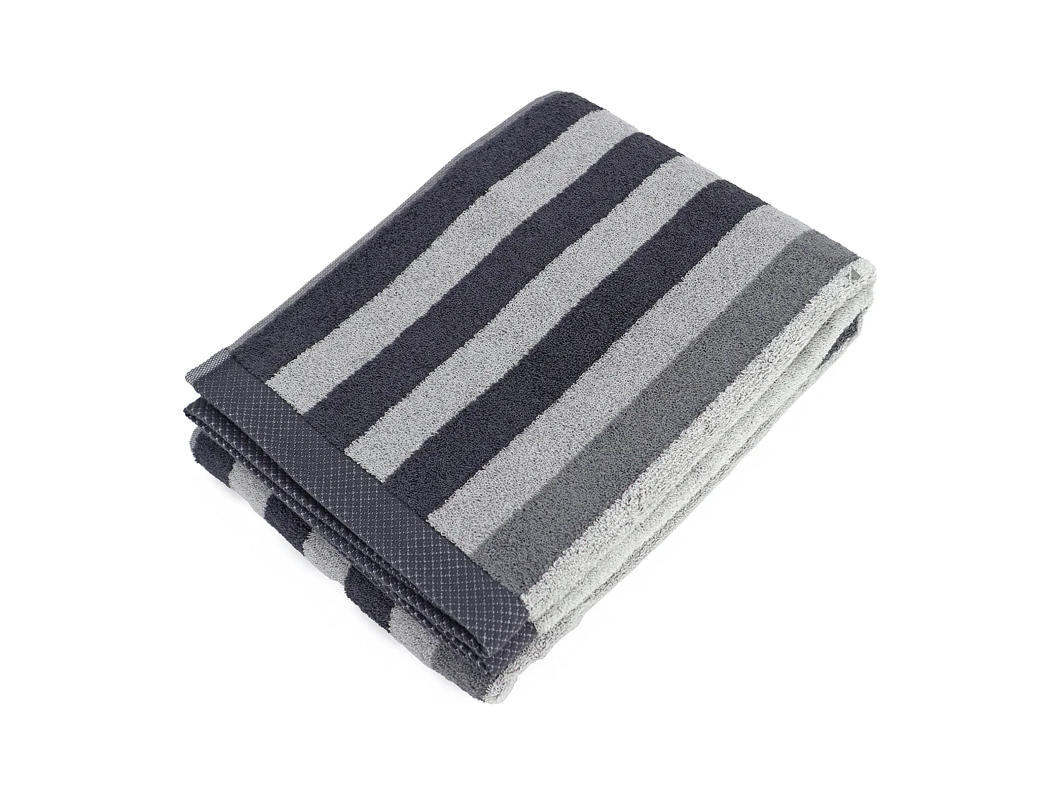 Drap de bain 100x150 cm PURE STRIPES anthracite