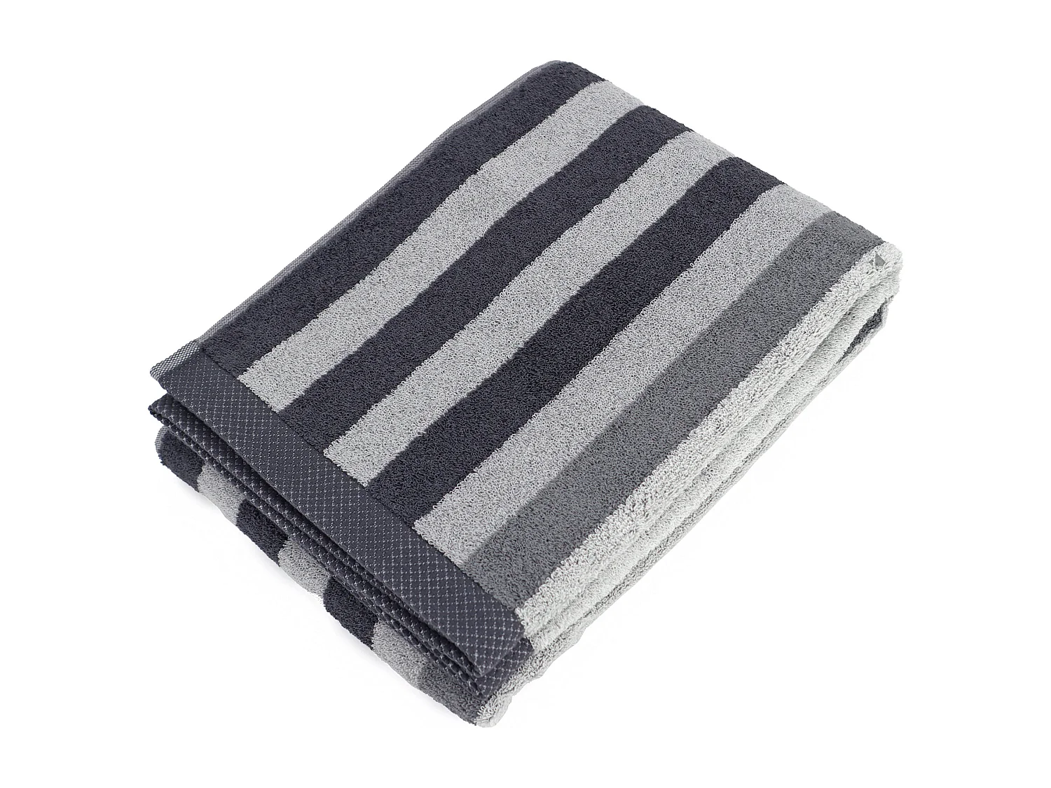 Drap de bain 100x150 cm PURE STRIPES anthracite