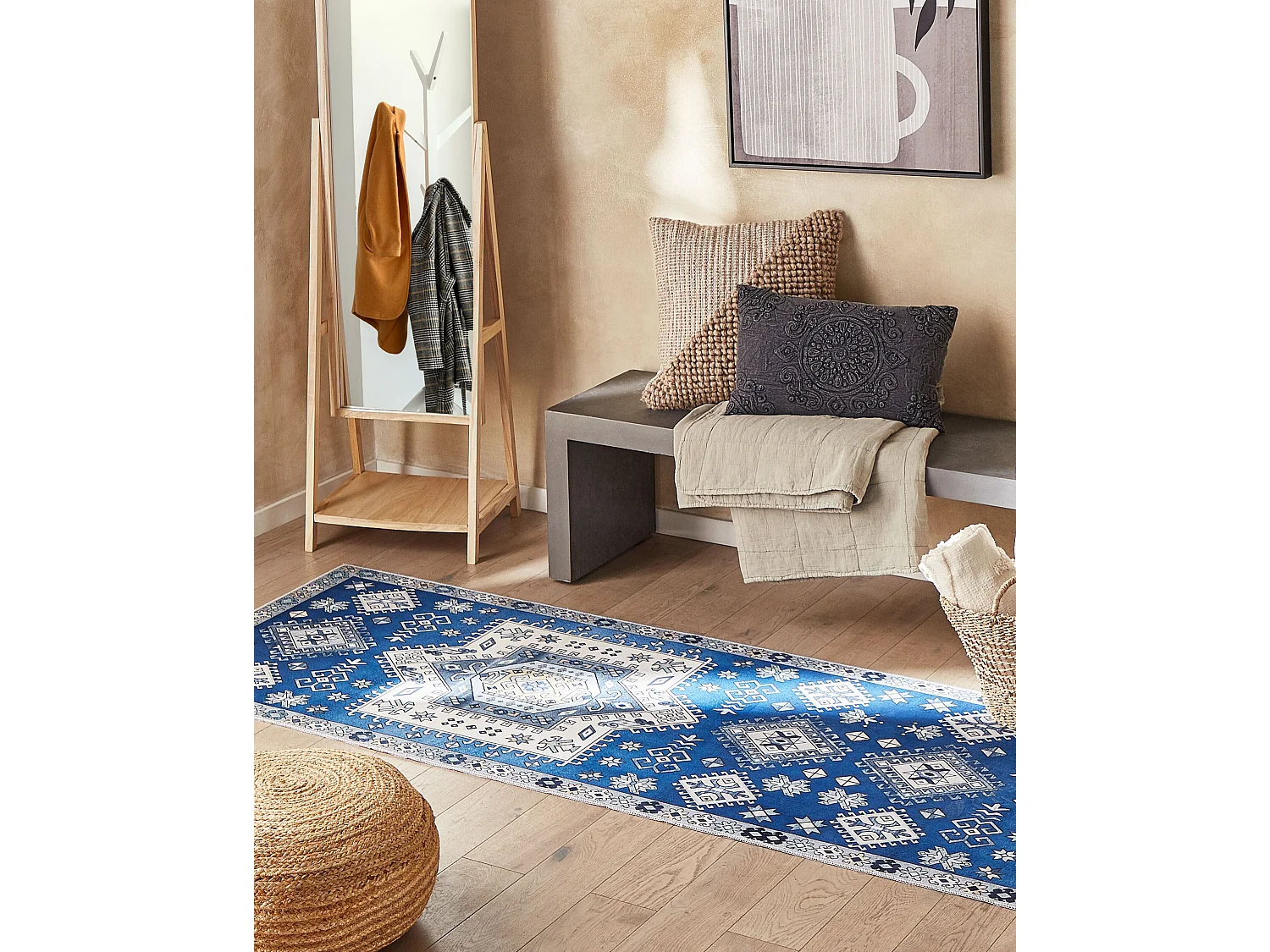 Tapis PARVAKADLI Bleu 80 x 300 cm