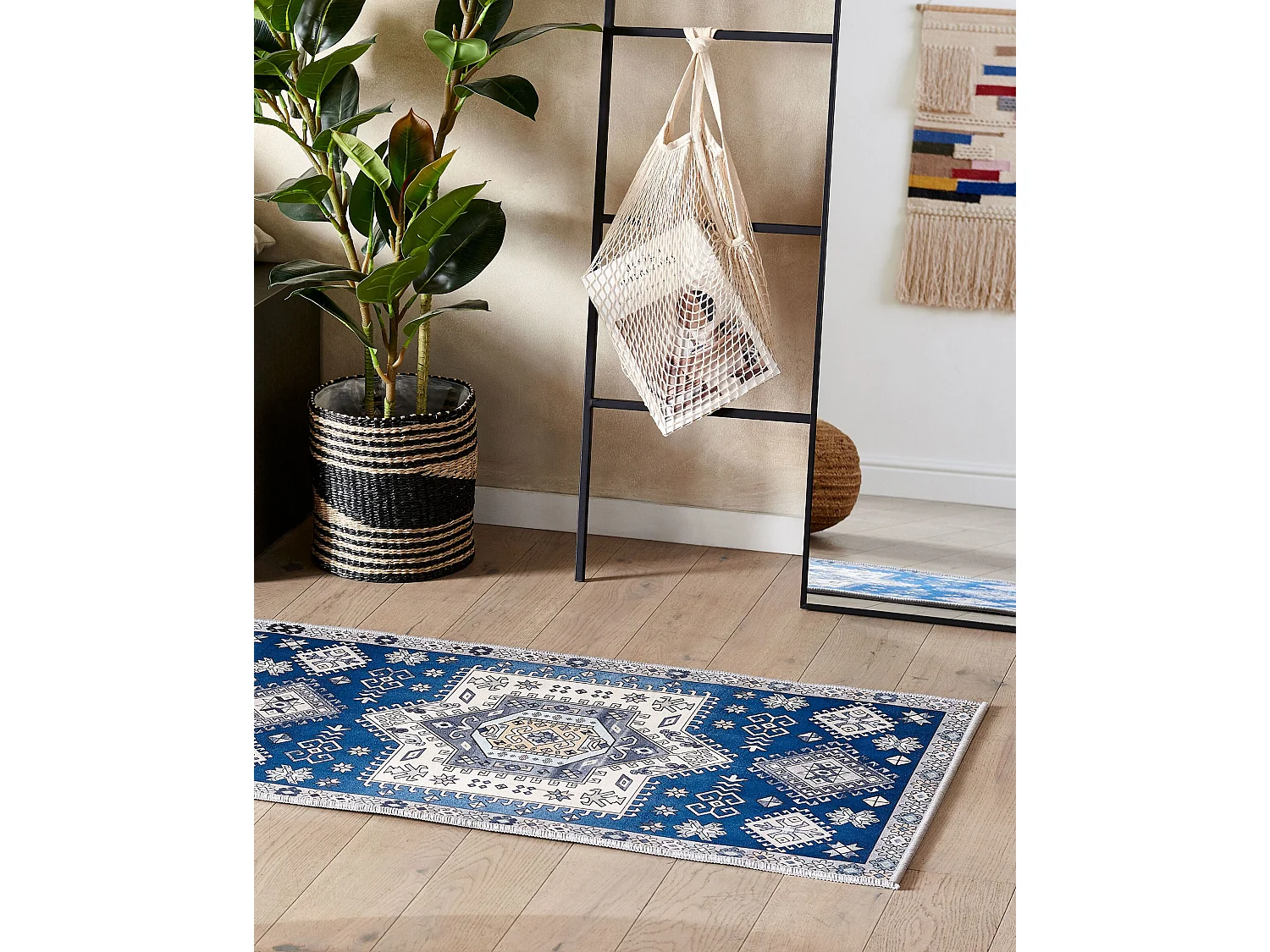 Tapis PARVAKADLI Bleu 60 x 200 cm