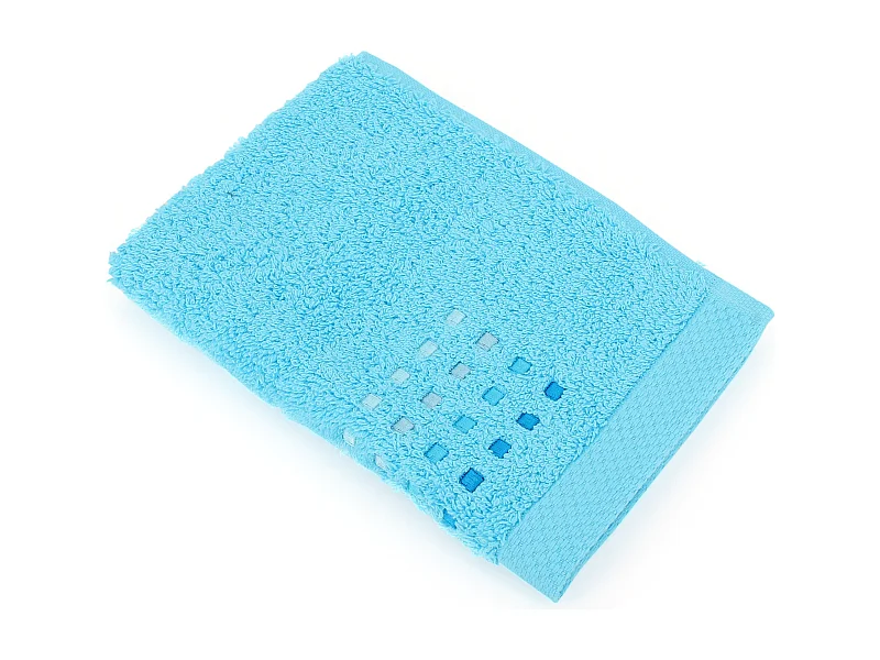 Serviette invité 33x50 cm coton 550 g/m2 PURE PRIMAVERA Bleu Océan