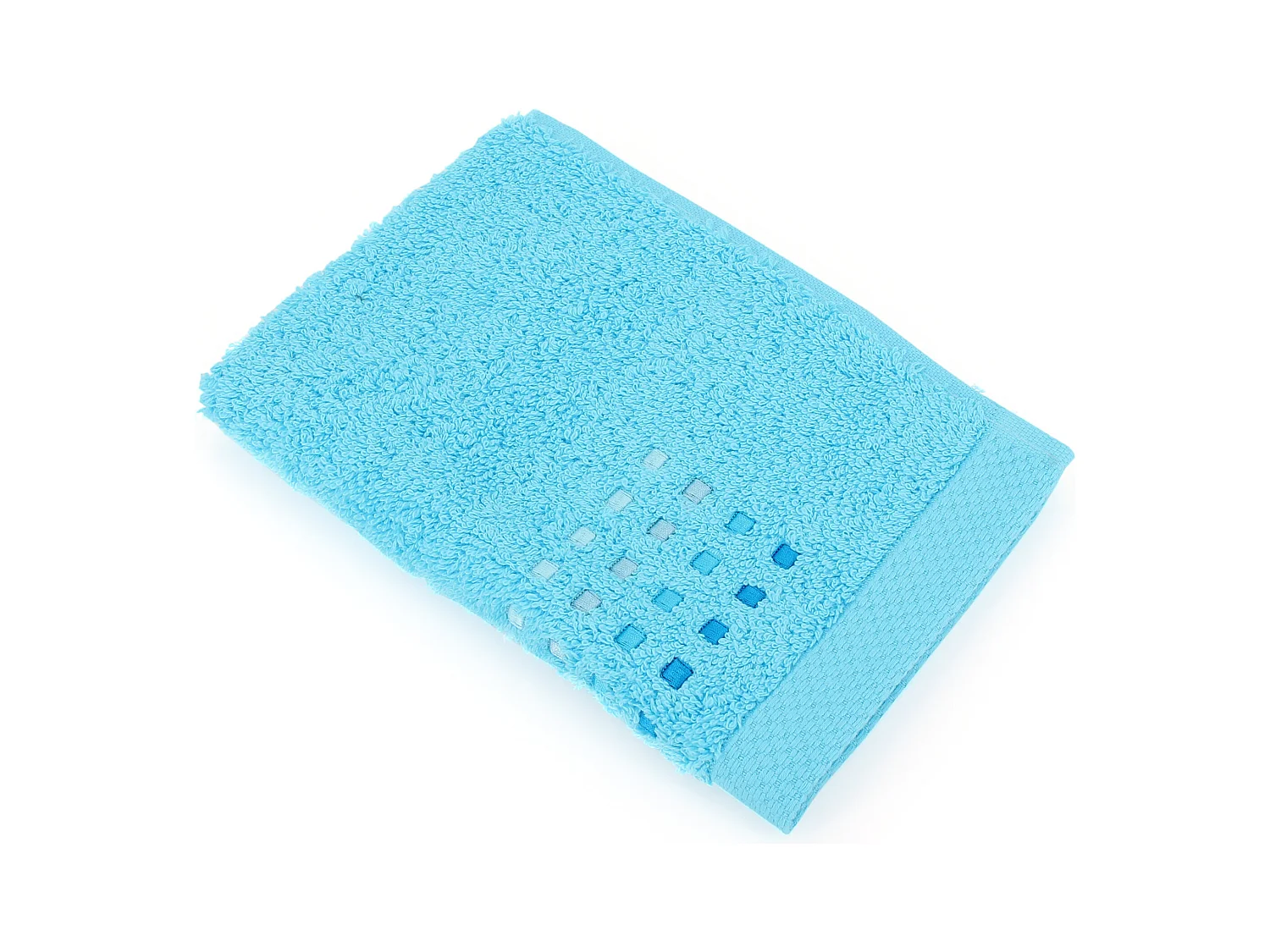 Serviette invité 33x50 cm coton 550 g/m2 PURE PRIMAVERA Bleu Océan