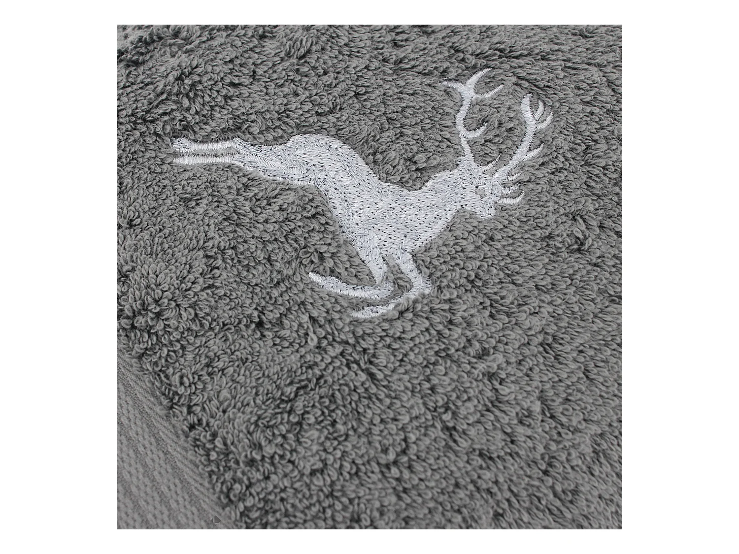 Serviette invité 30x50 cm HIRSH Anthracite/Gris 600 g/m2