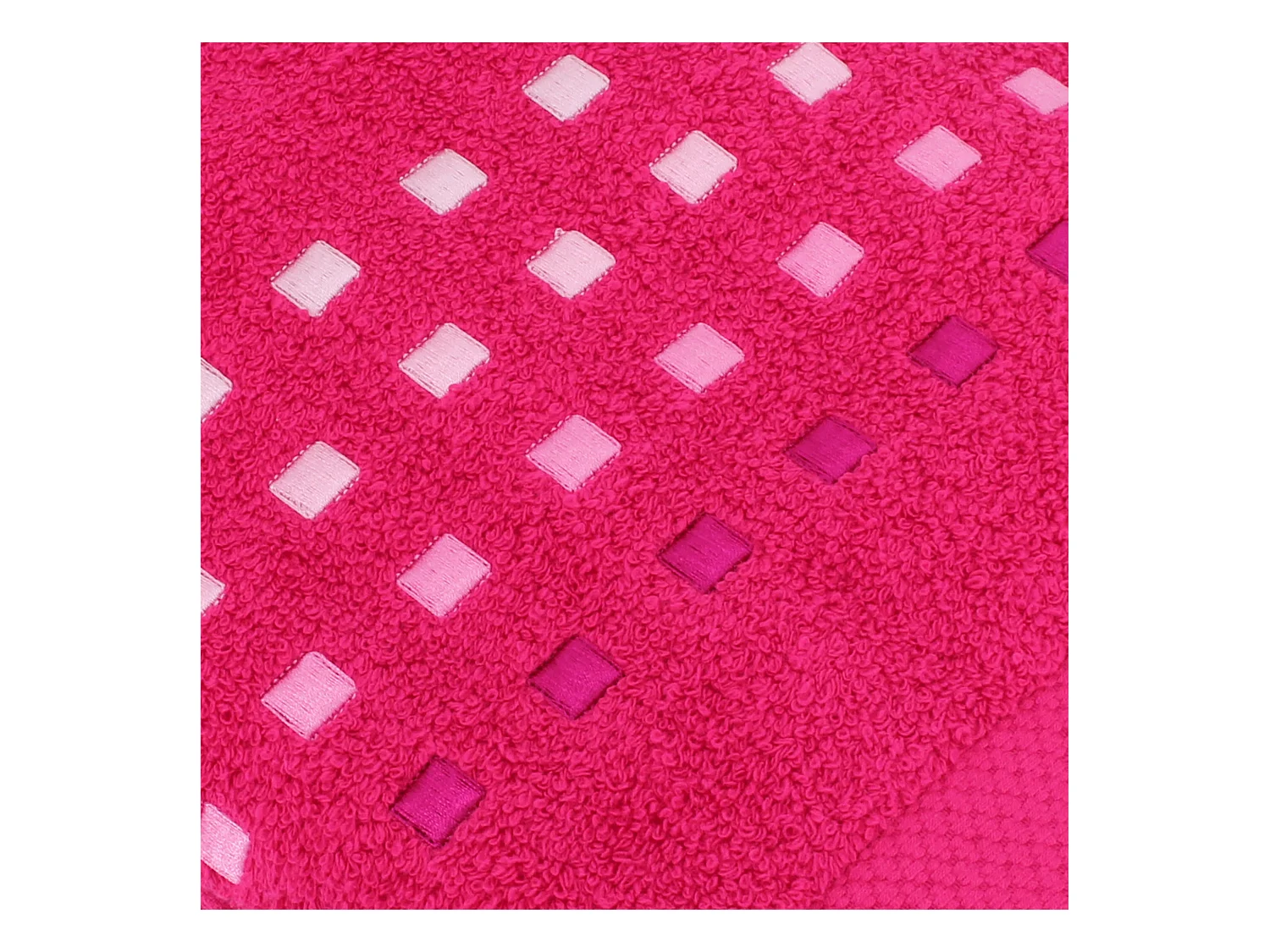 Serviette invité 33x50 cm coton 550 g/m2 PURE PRIMAVERA Rose Fuchsia