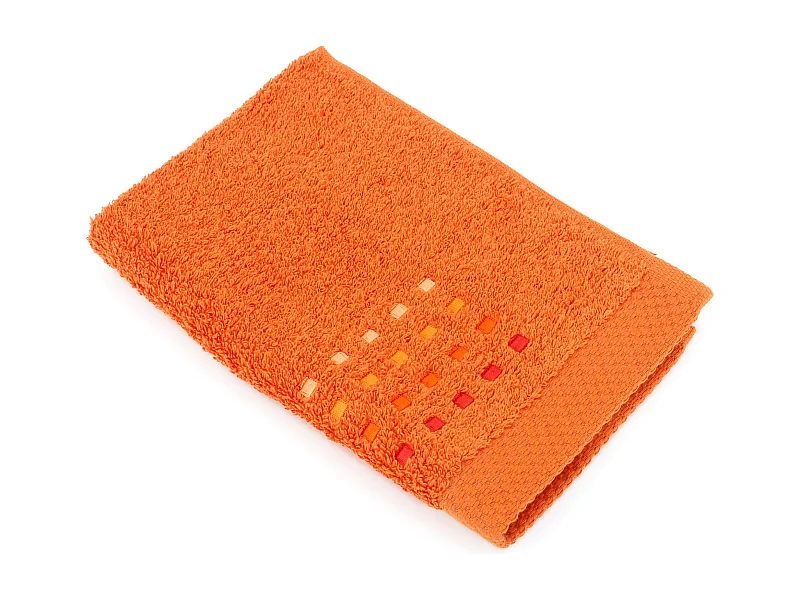 Serviette invité 33x50 cm coton 550 g/m2 PURE PRIMAVERA Orange Butane