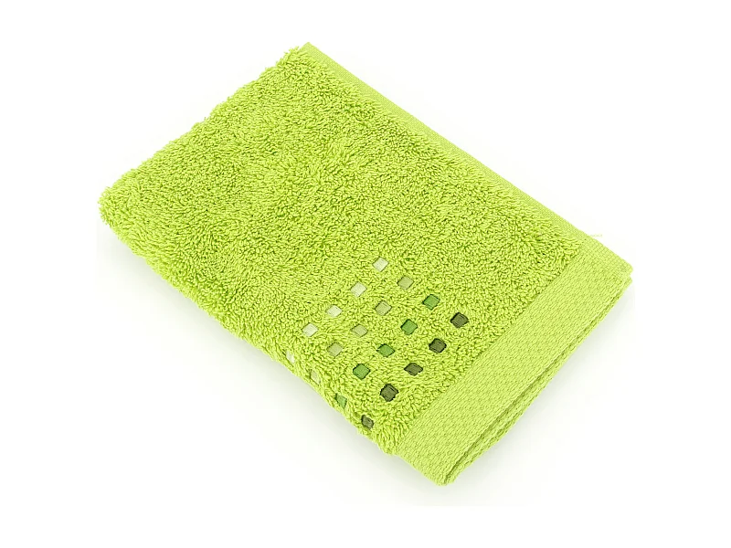 Serviette invité 33x50 cm coton 550 g/m2 PURE PRIMAVERA Vert Pistache