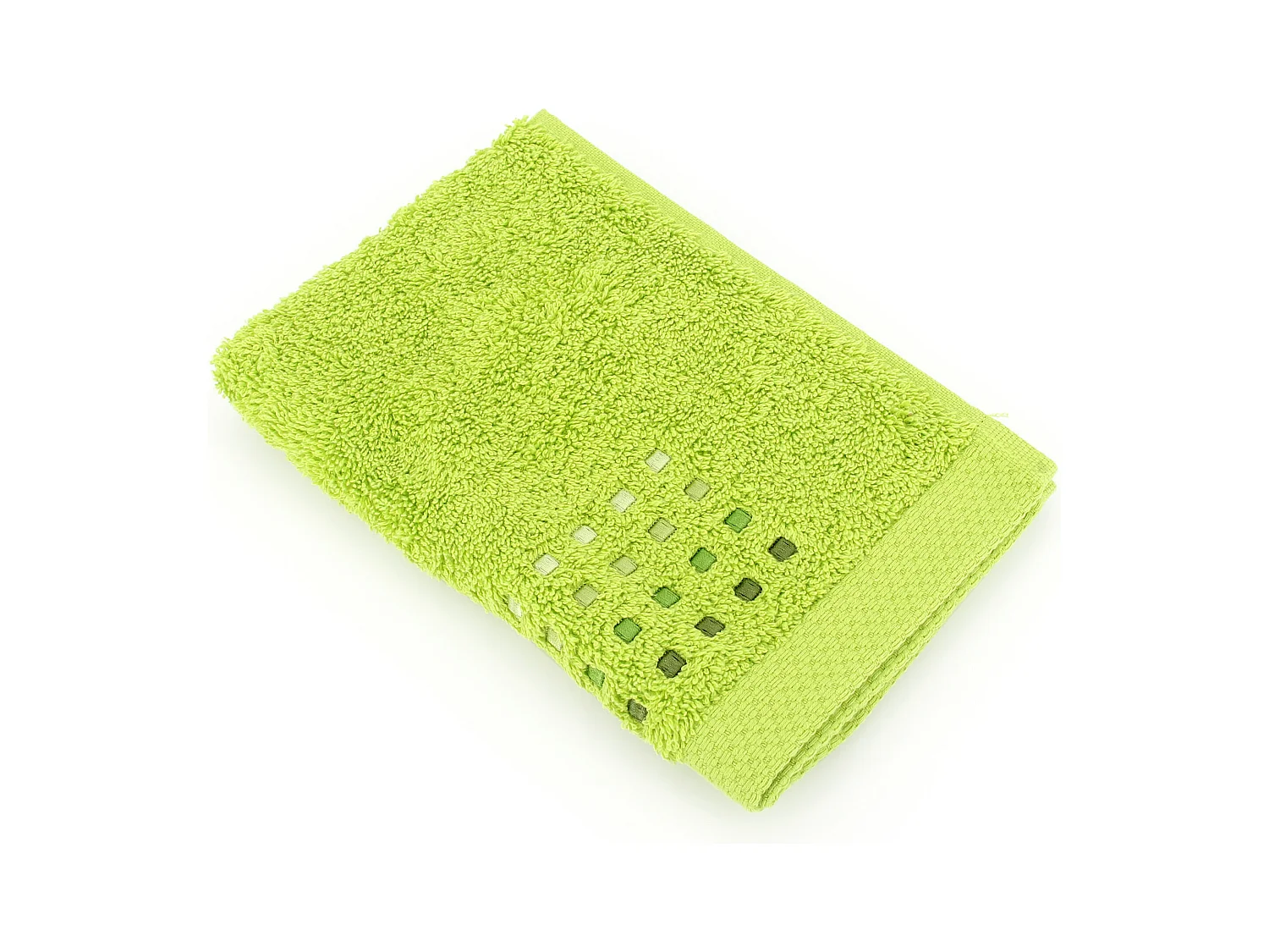Serviette invité 33x50 cm coton 550 g/m2 PURE PRIMAVERA Vert Pistache