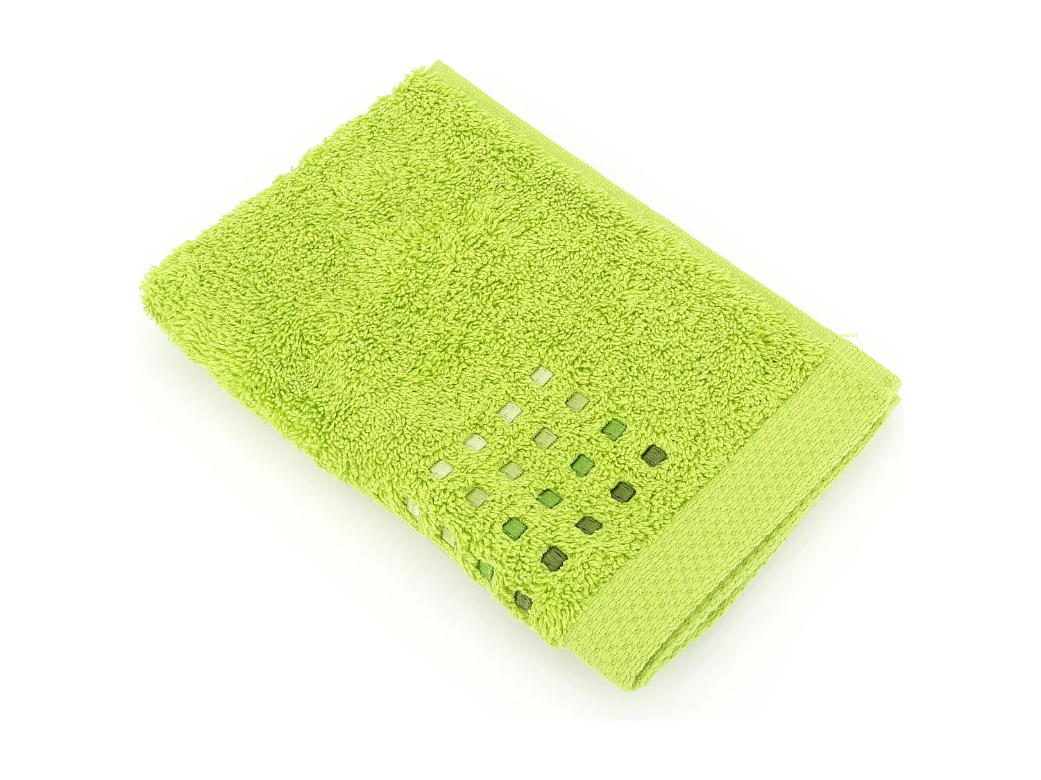 Serviette invité 33x50 cm coton 550 g/m2 PURE PRIMAVERA Vert Pistache
