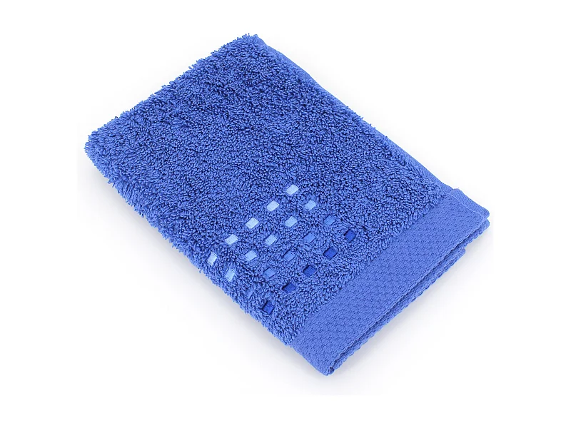 Serviette invité 33x50 cm coton 550 g/m2 PURE PRIMAVERA bleu Marine