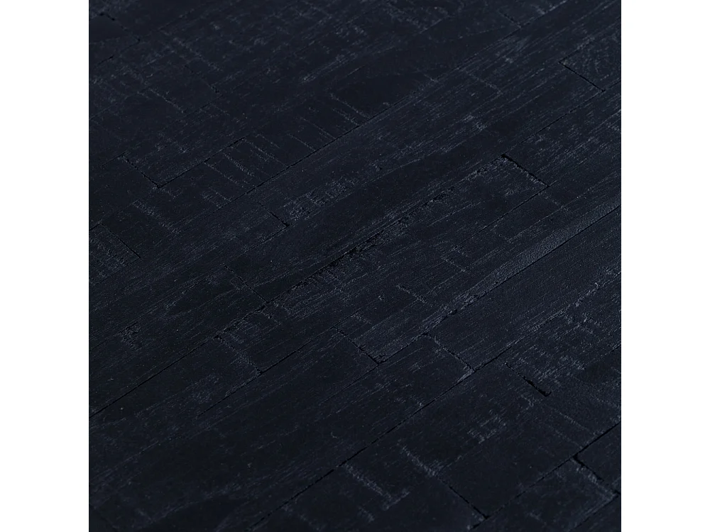 Suri - Table à manger en teck recyclé 220x100cm - Couleur - Noir