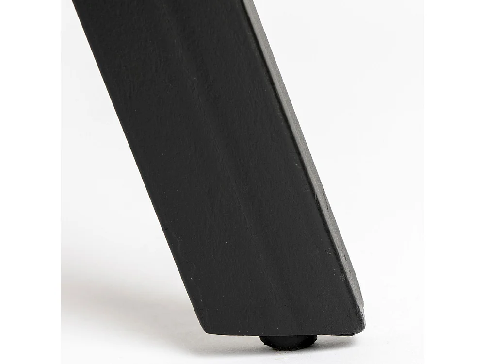 Suri - Table à manger en teck recyclé 220x100cm - Couleur - Noir