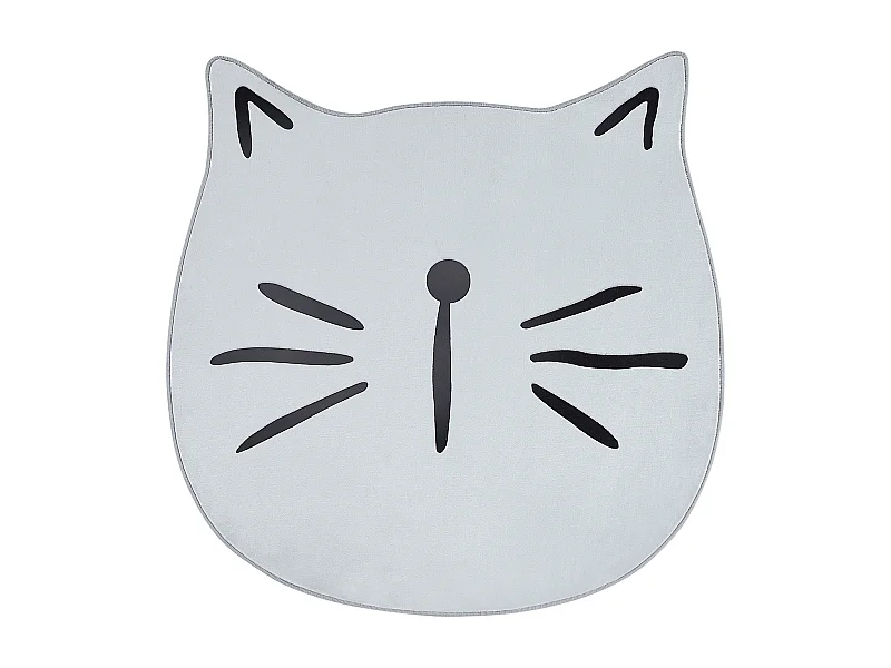 Tapis enfant KITTY Gris ø 100 cm