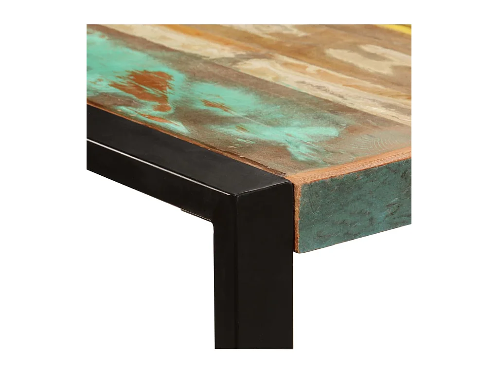 Table de salon salle bois marron 180 x 90 x 75 cm 0902279