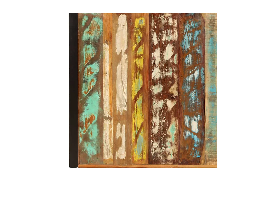 Table de salon salle bois marron 220 x 100 x 75 cm 0902233