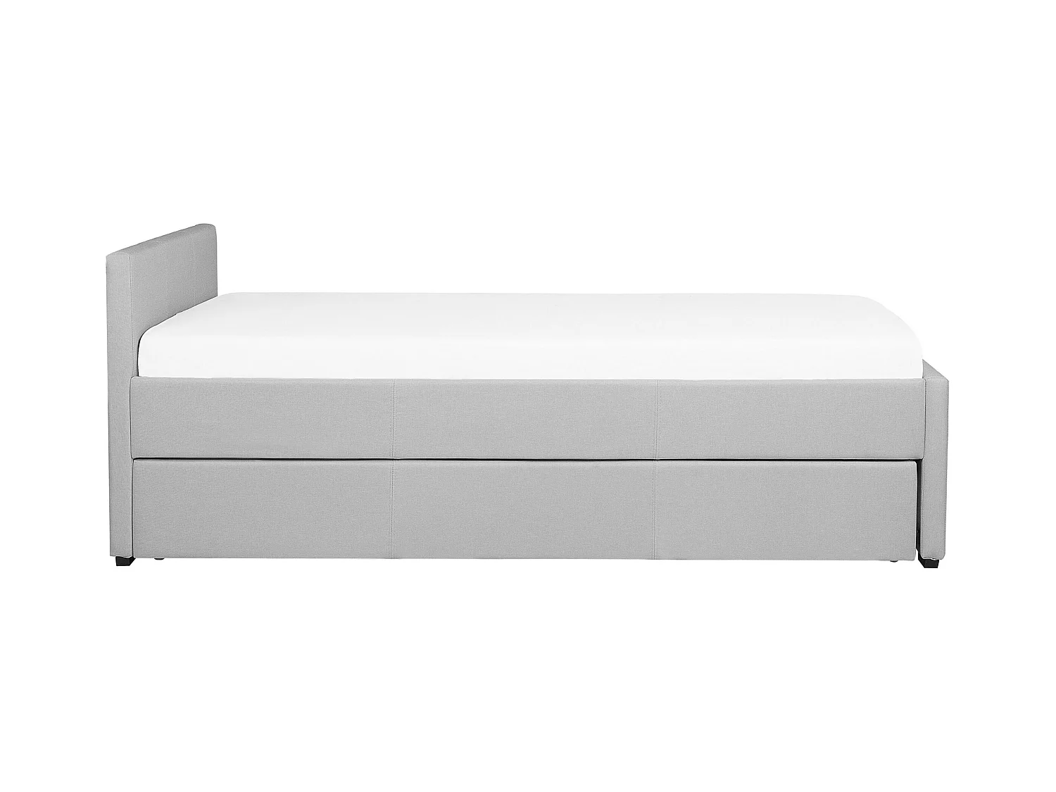Cama nido Tela MARMANDE 80 x 200 cm Gris claro