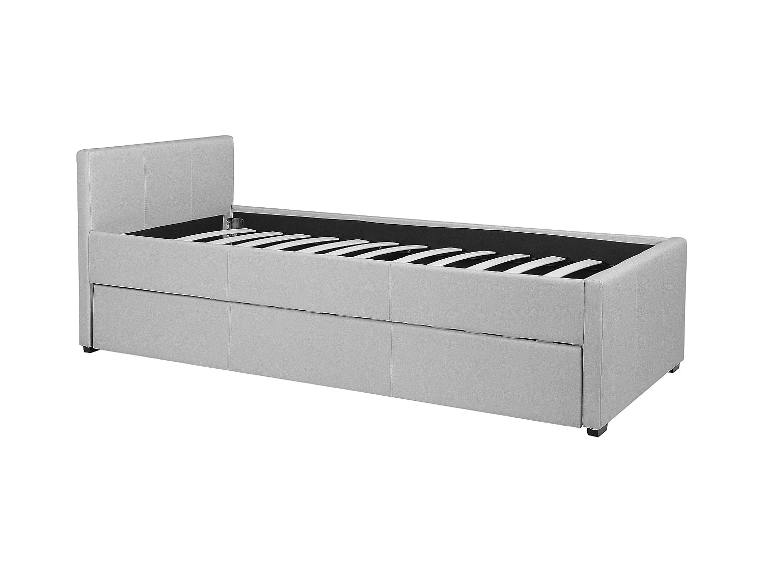 Cama nido Tela MARMANDE 80 x 200 cm Gris claro