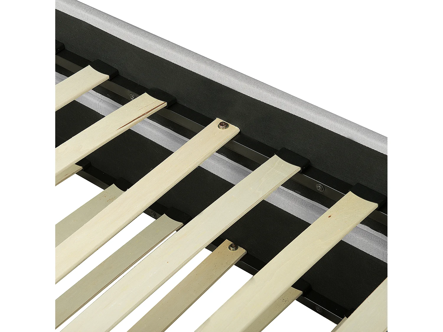 Cama nido Tela MARMANDE 80 x 200 cm Gris claro