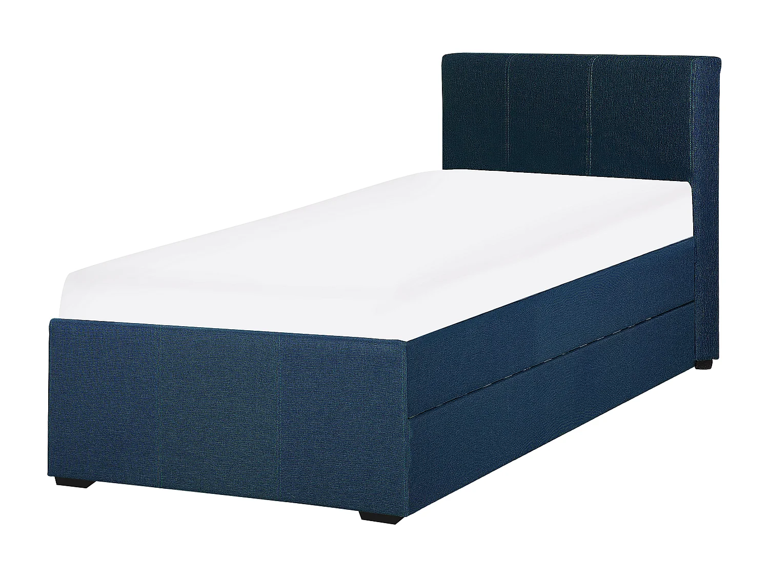 Onderschuifbed Stof MARMANDE 90 x 200 cm Marineblauw