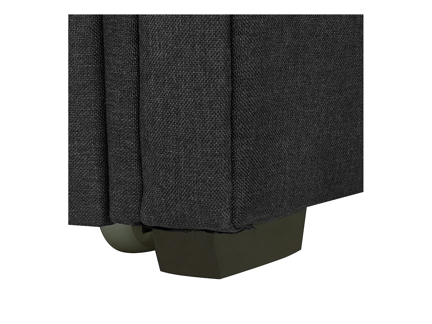 Cama nido Tela LIBOURNE 80 x 200 cm Gris oscuro