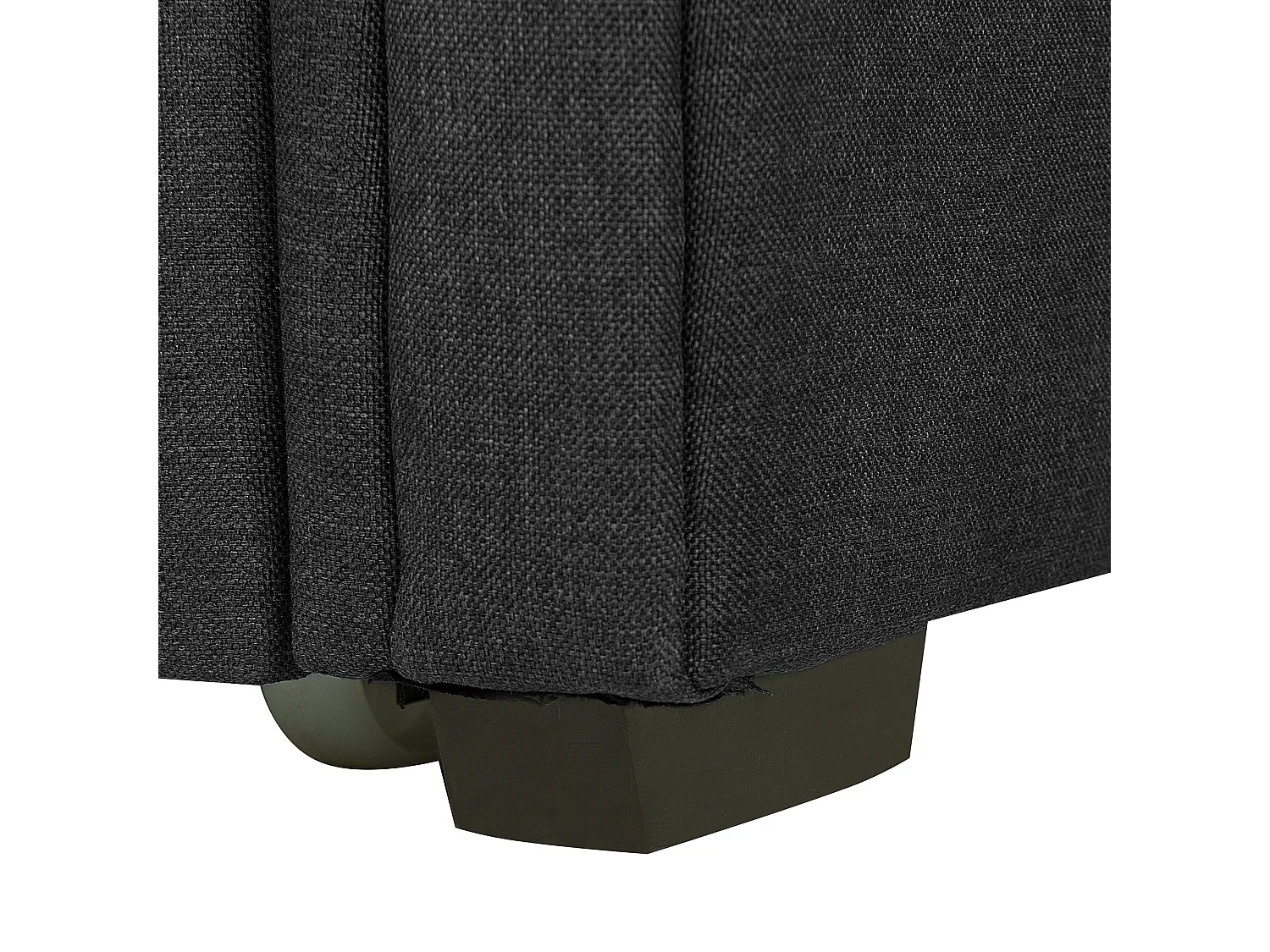 Letto estraibile Tessuto LIBOURNE 80 x 200 cm Grigio scuro