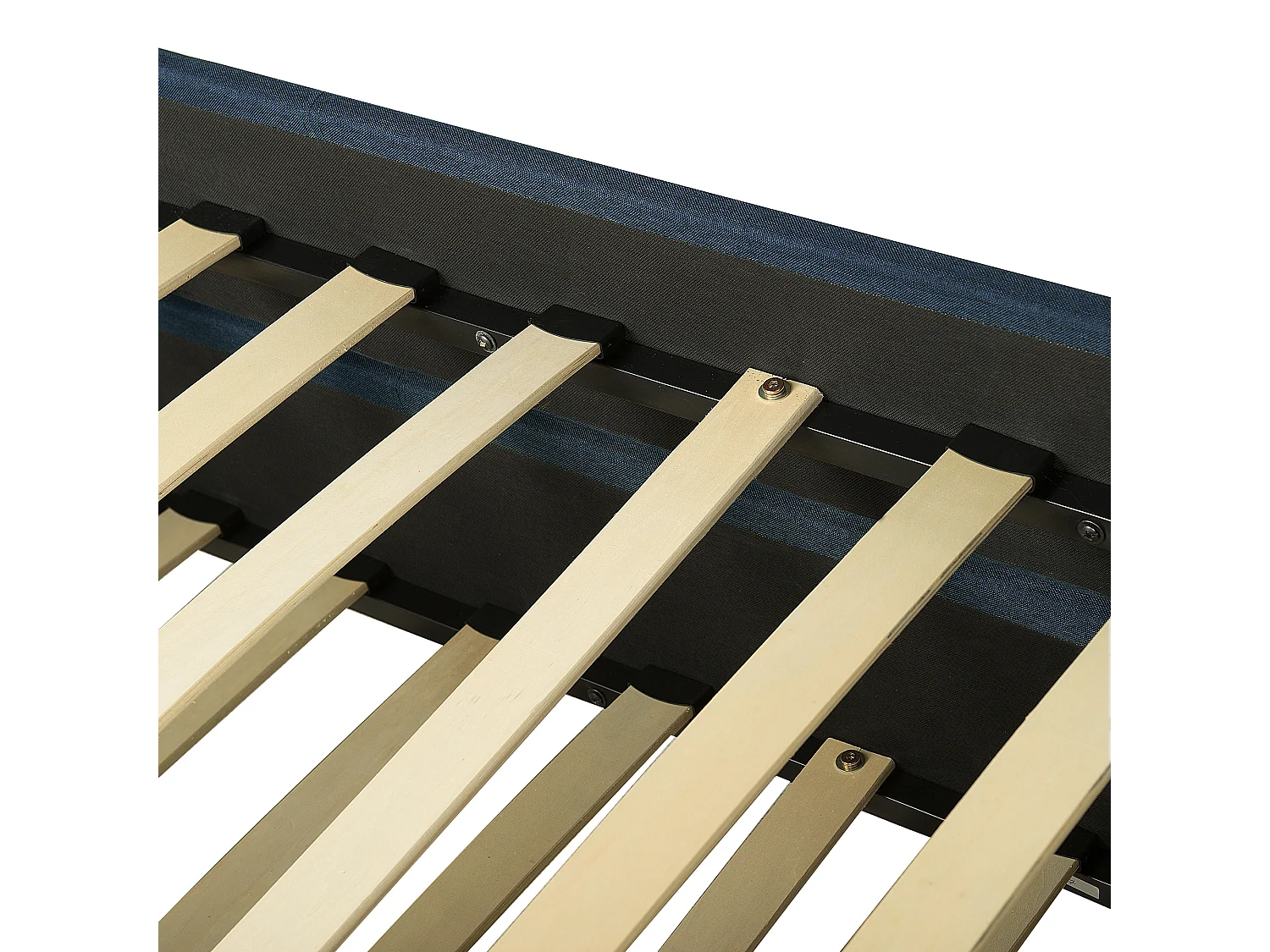 Cama gavetão Tecido MARMANDE 80 x 200 cm Azul marinho