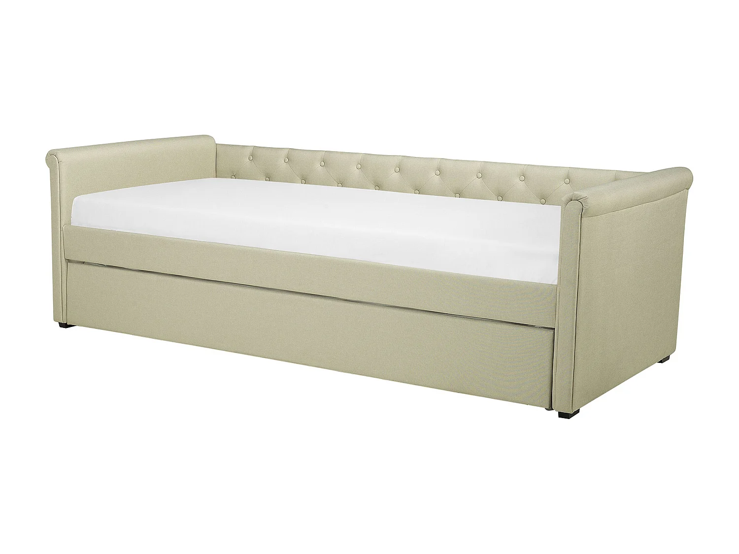 Letto estraibile Tessuto LIBOURNE 80 x 200 cm Beige