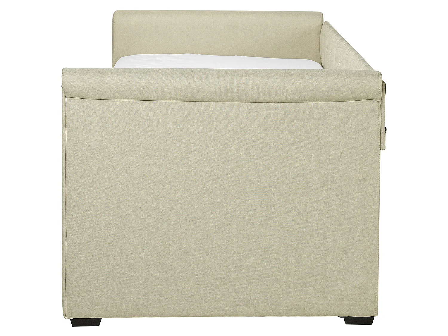Utdragbar säng LIBOURNE 80 x 200 cm Beige