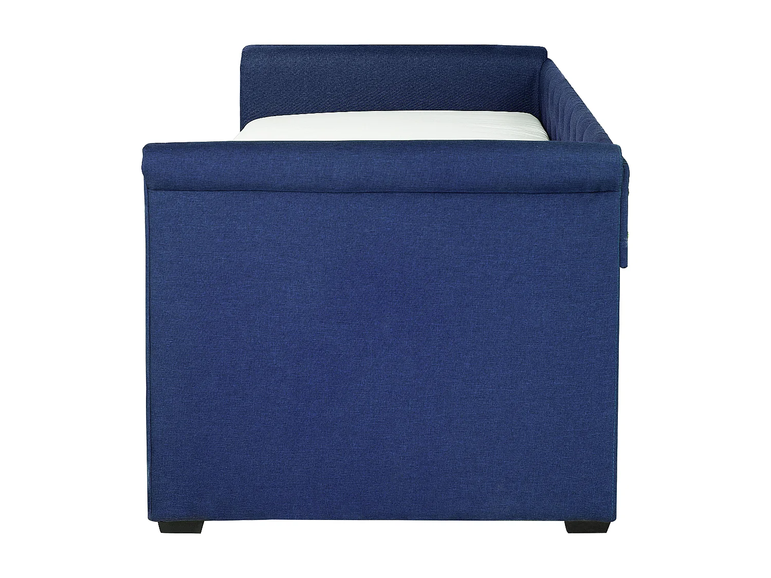 Onderschuifbed Stof LIBOURNE 80 x 200 cm Marineblauw