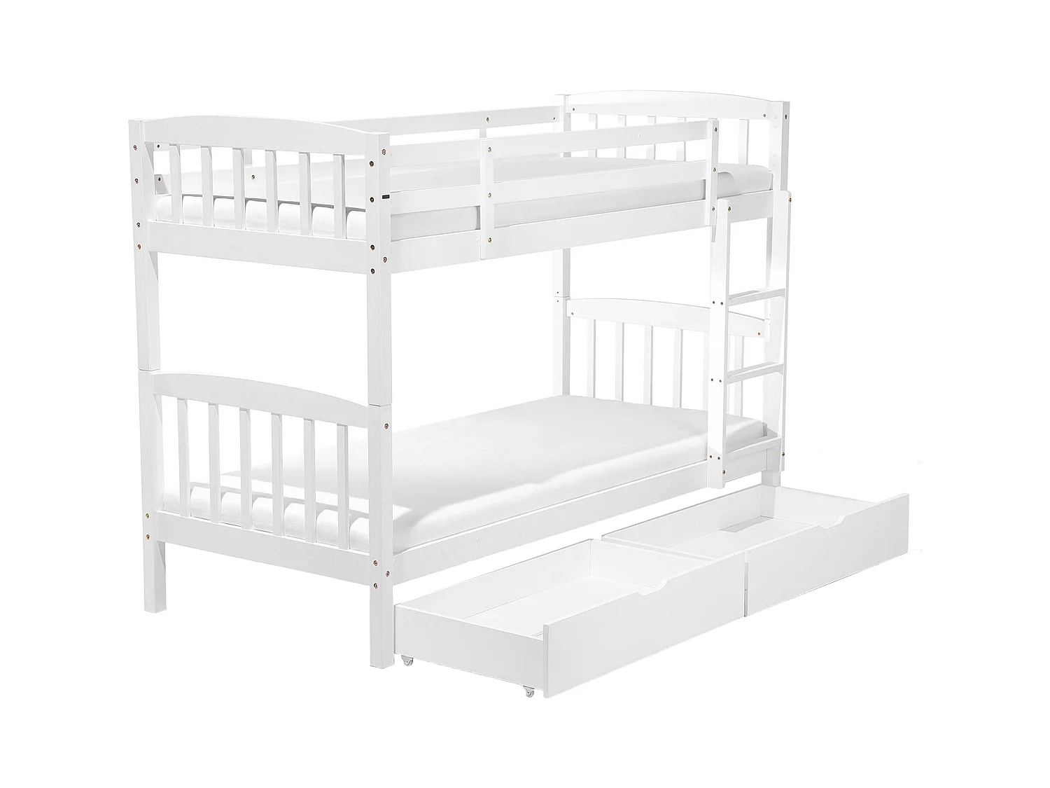 Beliche com gavetas Pinho REVIN 90 x 200 cm Branco