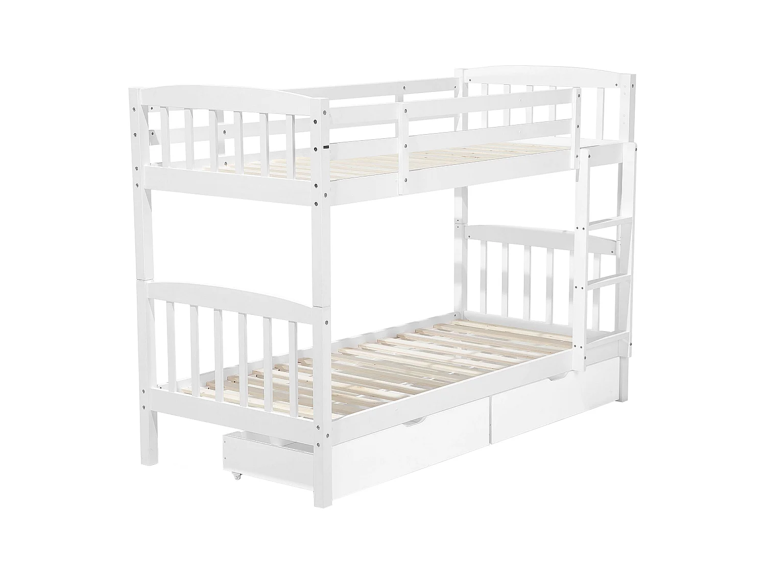 Beliche com gavetas Pinho REVIN 90 x 200 cm Branco