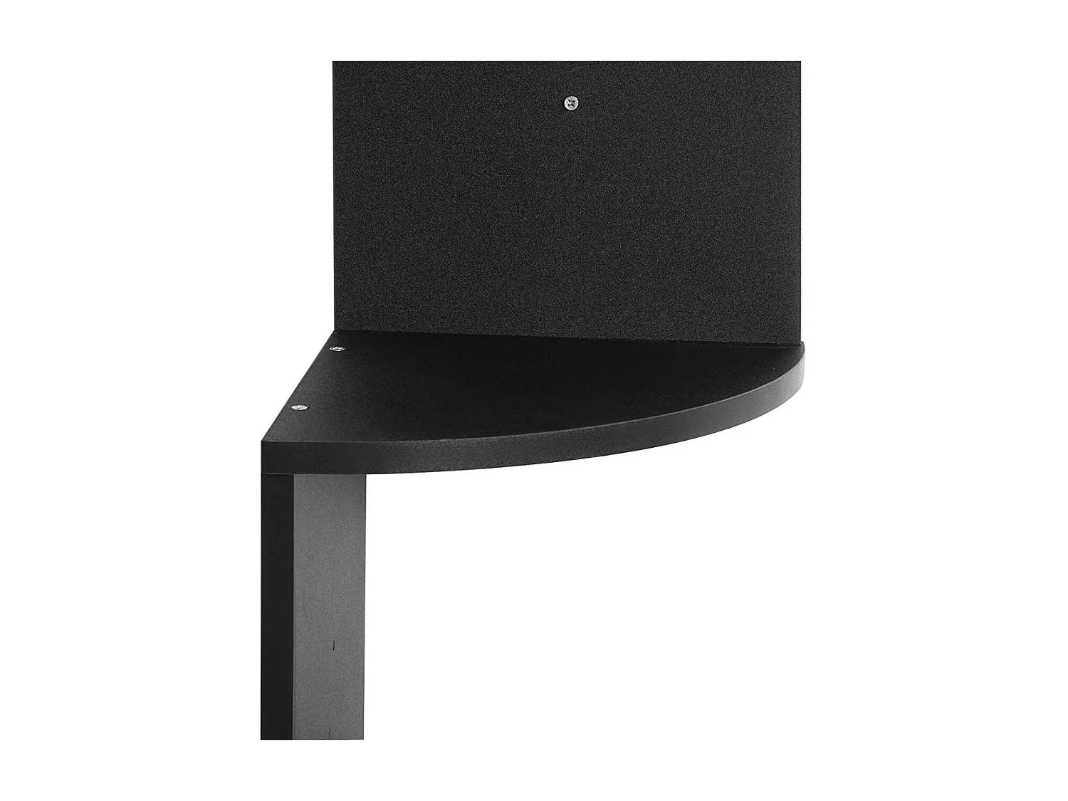 Étagères flottantes de rangement effet bois noire 25 x 25 x 156 cm 19_0000564