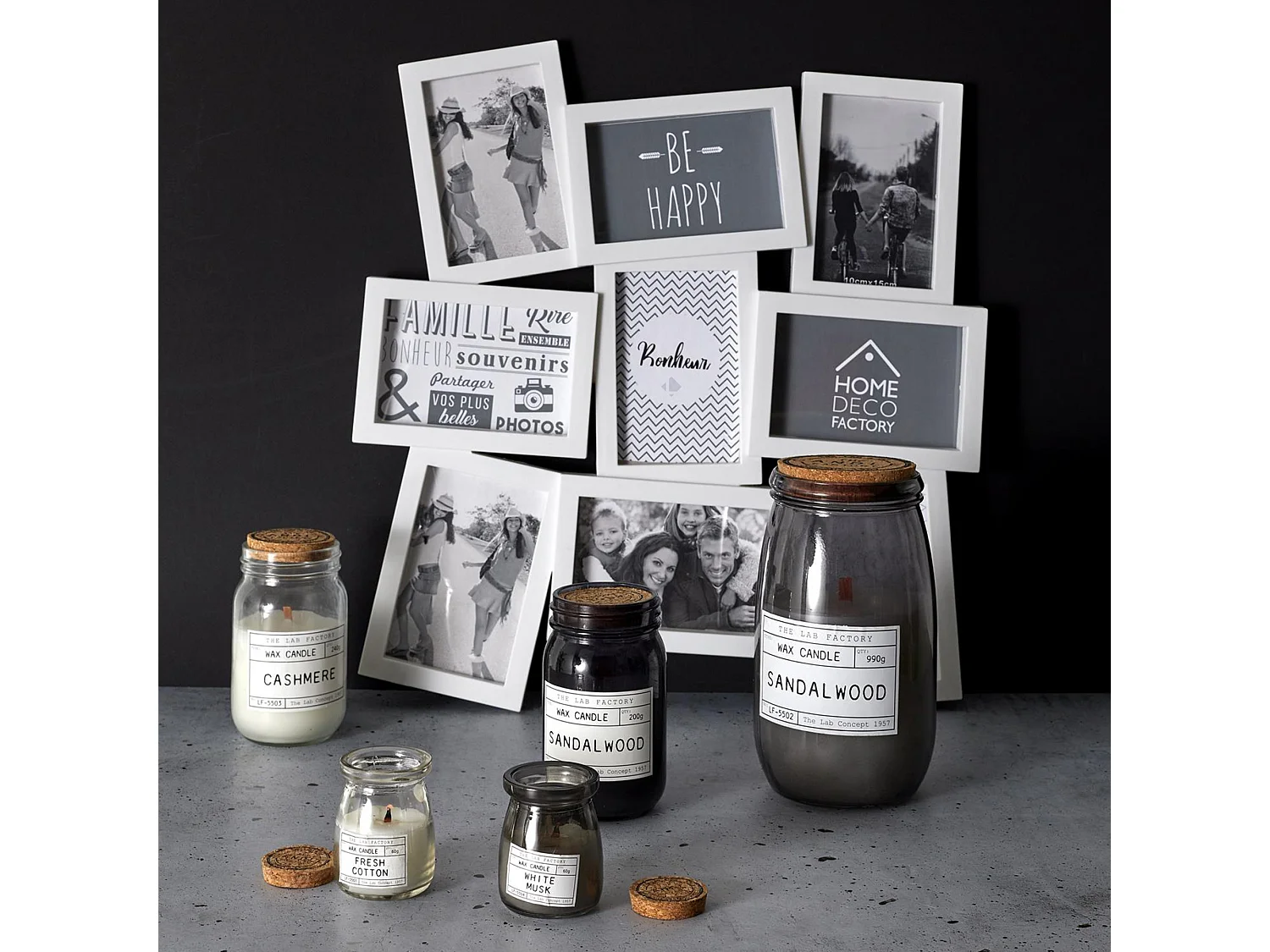 Bougie parfumée Senteur Bois de santal LAB FACTORY