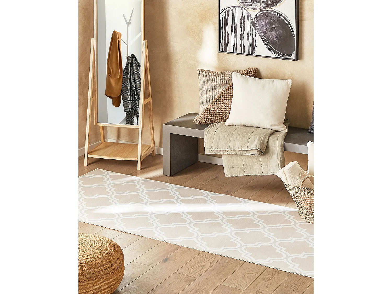 Tapis KADAYAL Beige 80 x 300 cm