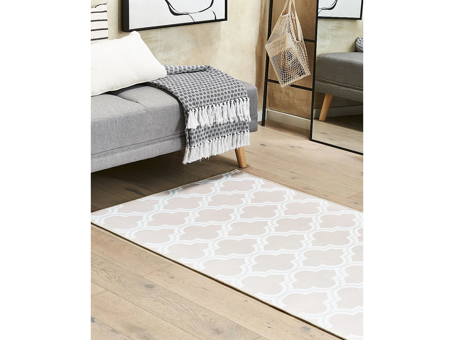 Tapis KADAYAL Beige 70 x 200 cm