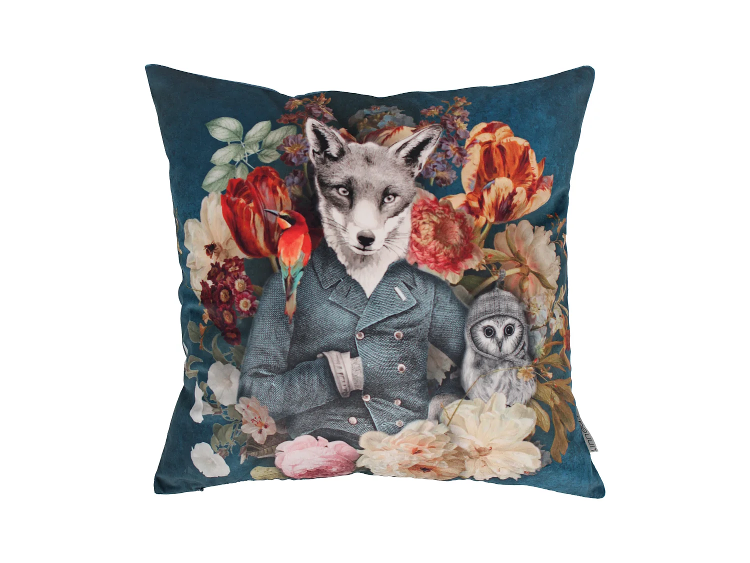 Housse de coussin 45x45 cm WONDERLAND Renard napoléon