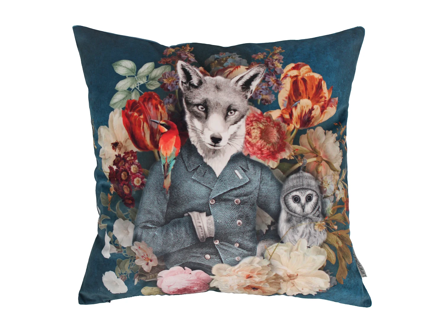 Housse de coussin 45x45 cm WONDERLAND Renard napoléon