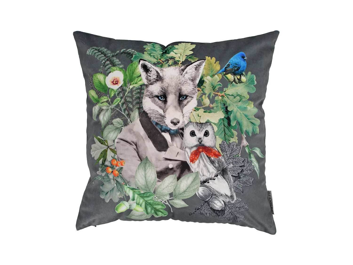 Housse de coussin 45x45 cm WONDERLAND Renard gentleman