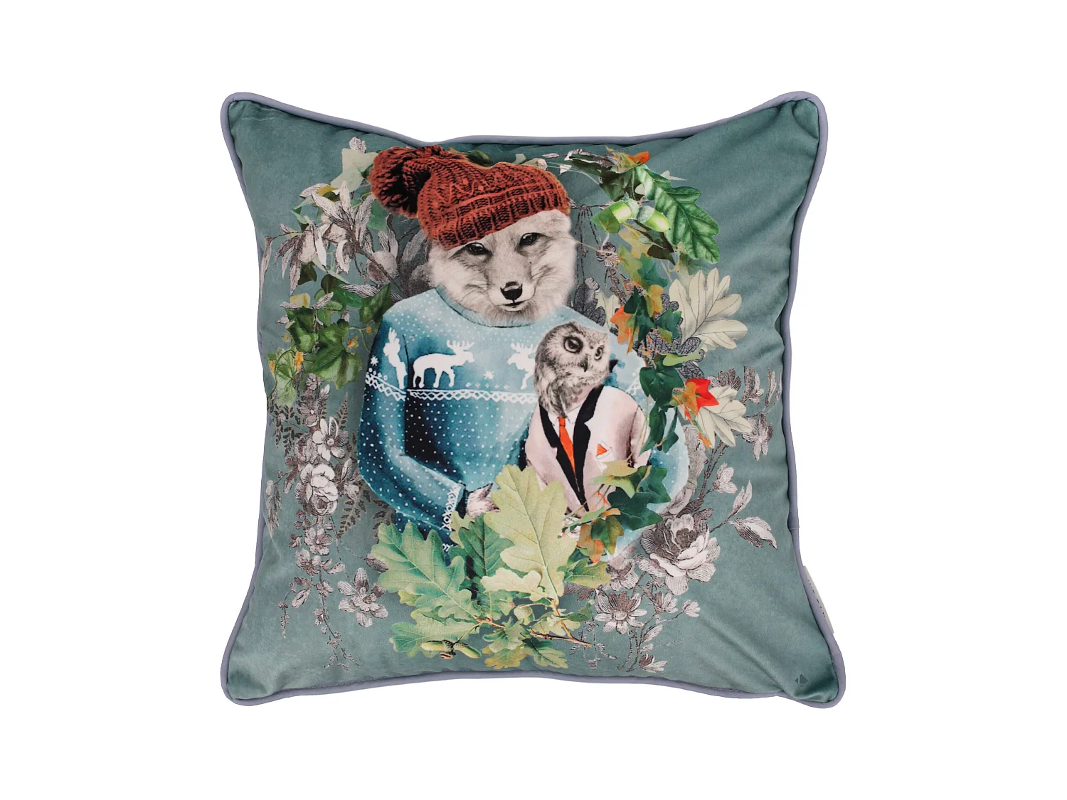 Housse de coussin 45x45 cm WONDERLAND Renard hipster