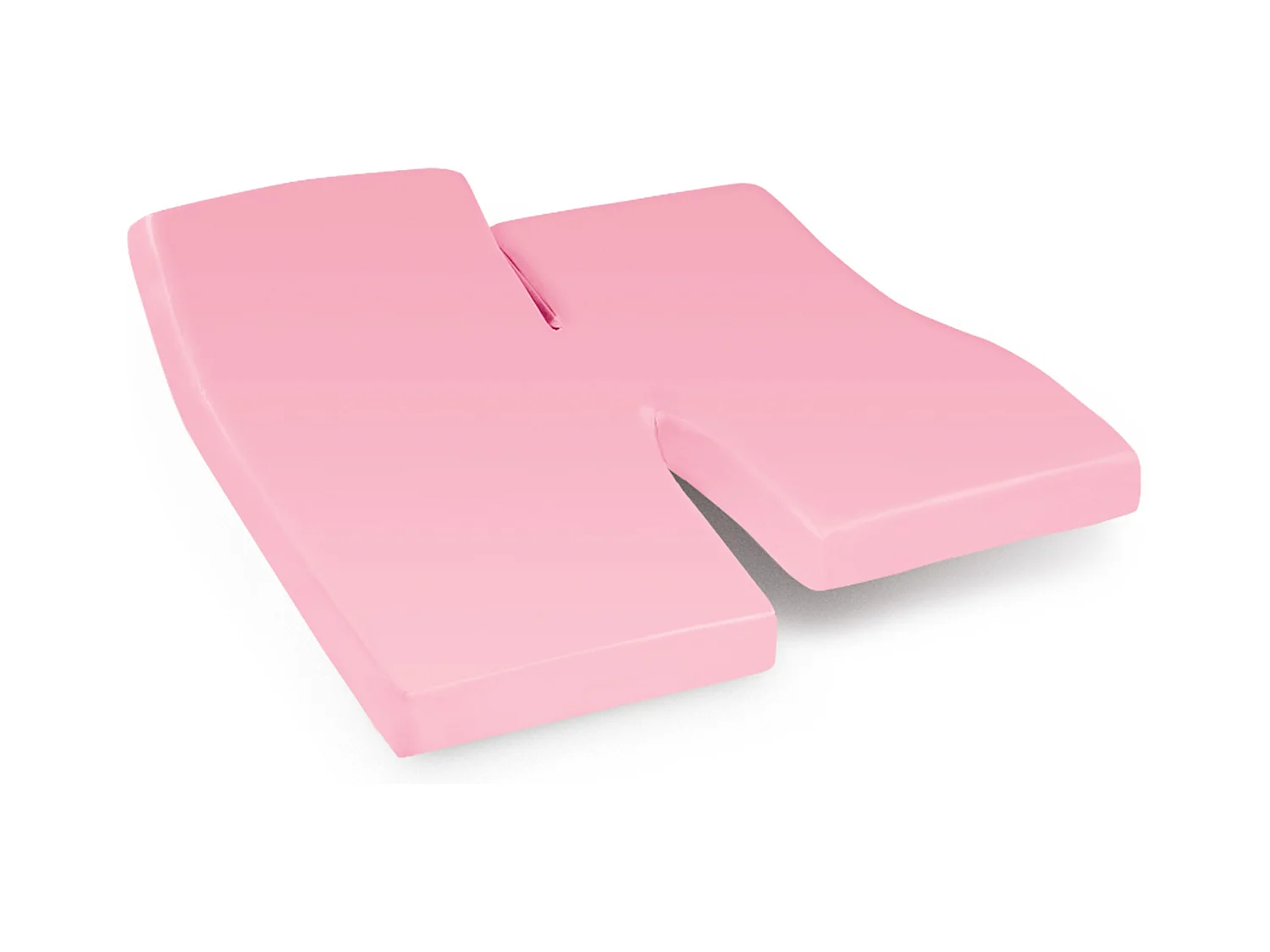 Drap housse relaxation uni 2x80x190 cm coton ALTO Macaron TPR Tête et pied relevable