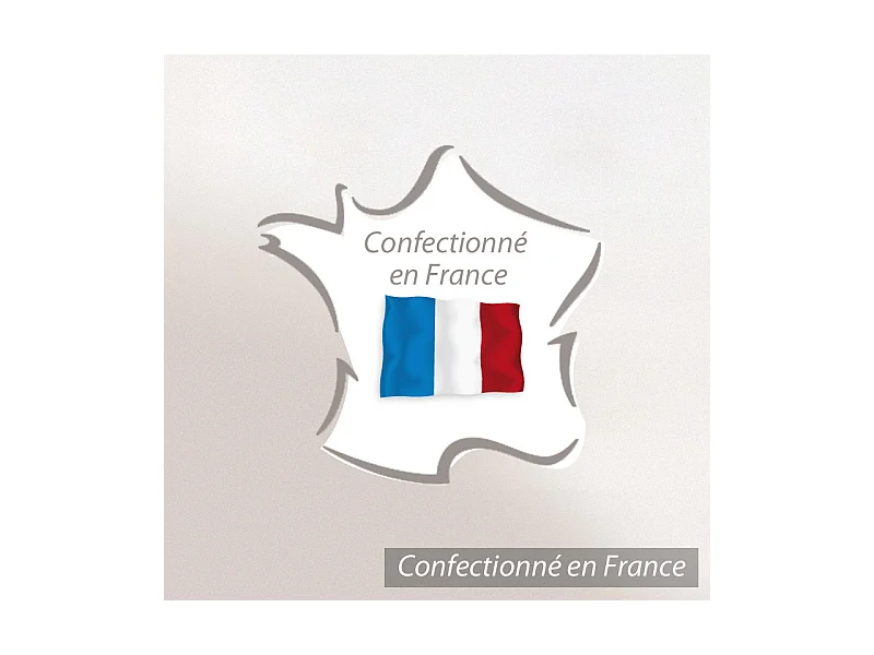 Drap housse relaxation uni 2x80x190 cm coton ALTO Macaron TPR Tête et pied relevable