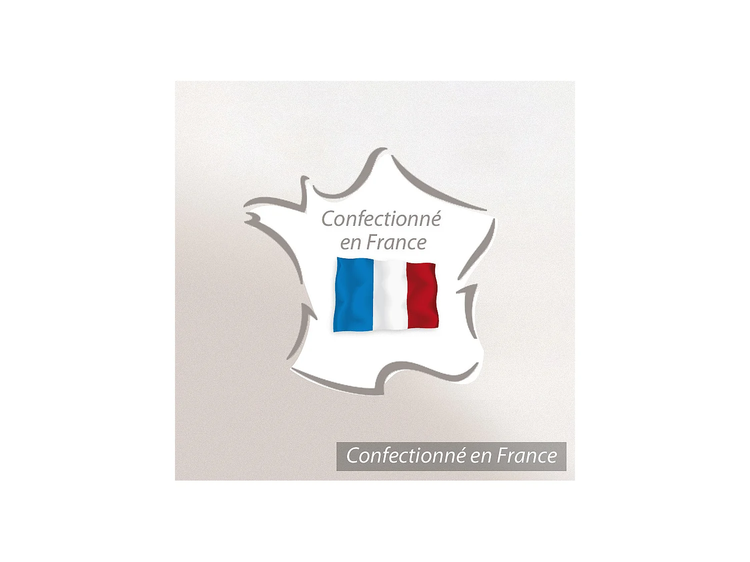 Drap housse relaxation uni 2x90x200 cm coton ALTO Belle ile TR Tête relevable uniquement