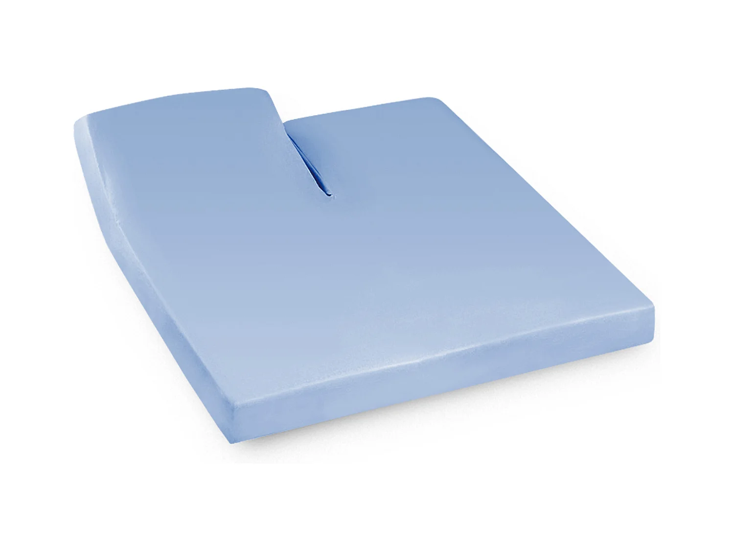 Drap housse relaxation uni 2x100x190 cm coton ALTO Belle ile TR Tête relevable uniquement