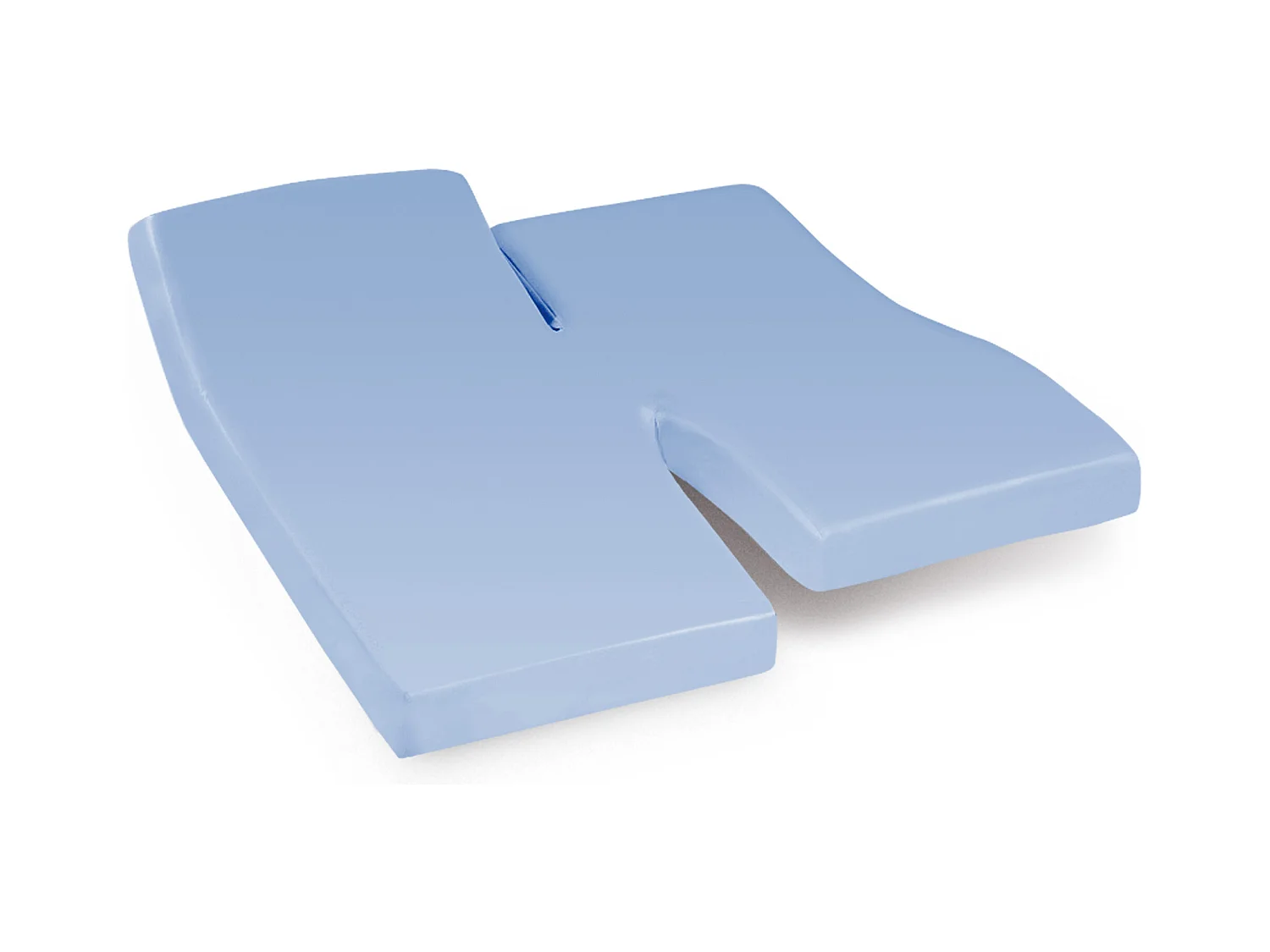 Drap housse relaxation uni 2x80x190 cm coton ALTO Belle ile TPR Tête et pied relevable