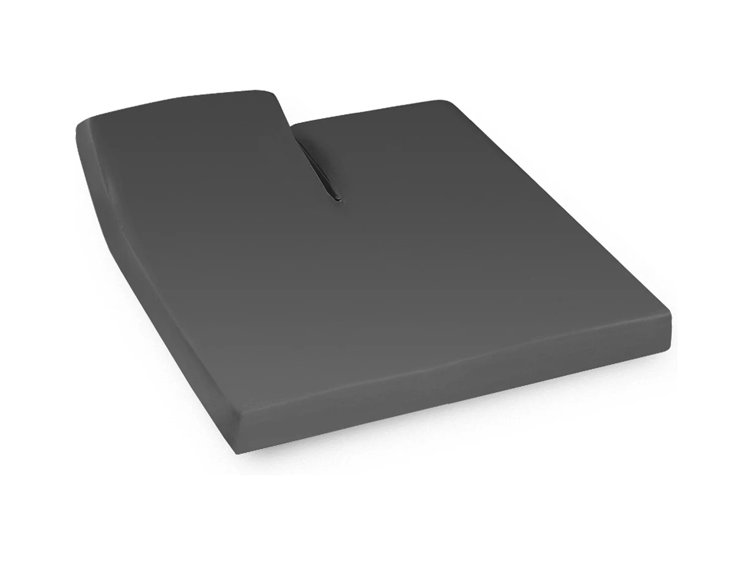 Drap housse relaxation uni 2x70x200 cm coton ALTO Manhattan TR Tête relevable uniquement