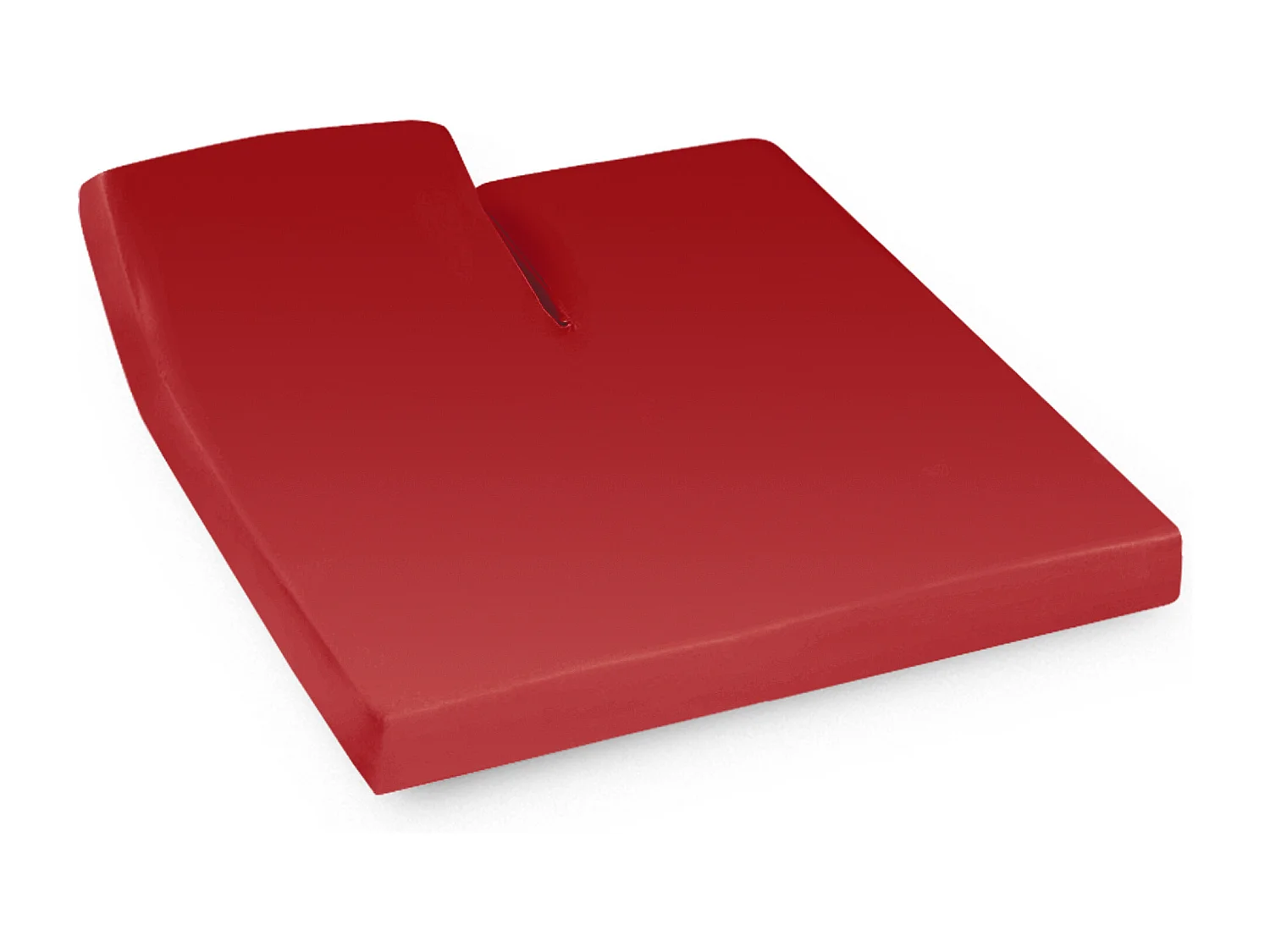 Drap housse relaxation uni 2x80x220 cm coton ALTO Garance TR Tête relevable uniquement