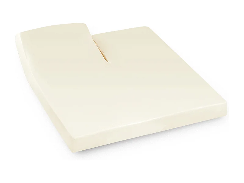 Drap housse relaxation uni 2x80x200 cm coton ALTO Crème TR Tête relevable uniquement