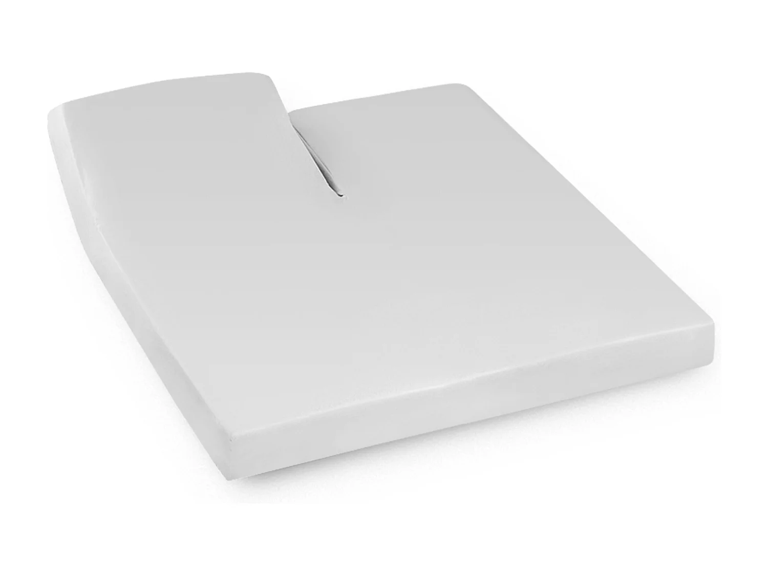 Drap housse relaxation uni 2x70x200 cm coton ALTO Calcium TR Tête relevable uniquement