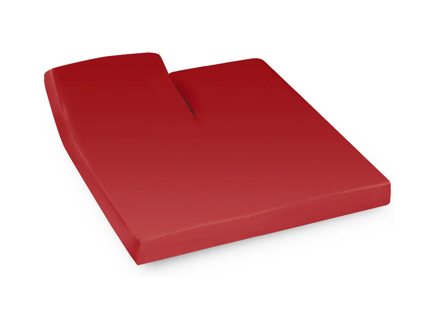 Drap housse relaxation uni 2x80x190 cm coton ALTO Garance TR Tête relevable uniquement